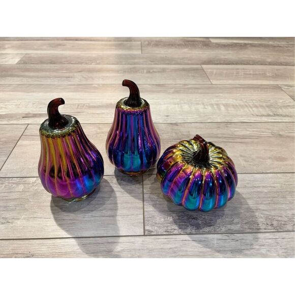 Target Other - Target Bullseye Playground Halloween dark iridescent pumpkins glass